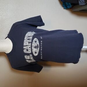 Vintage heavily distressed destroyed Grunge US capital Washington DC shirts